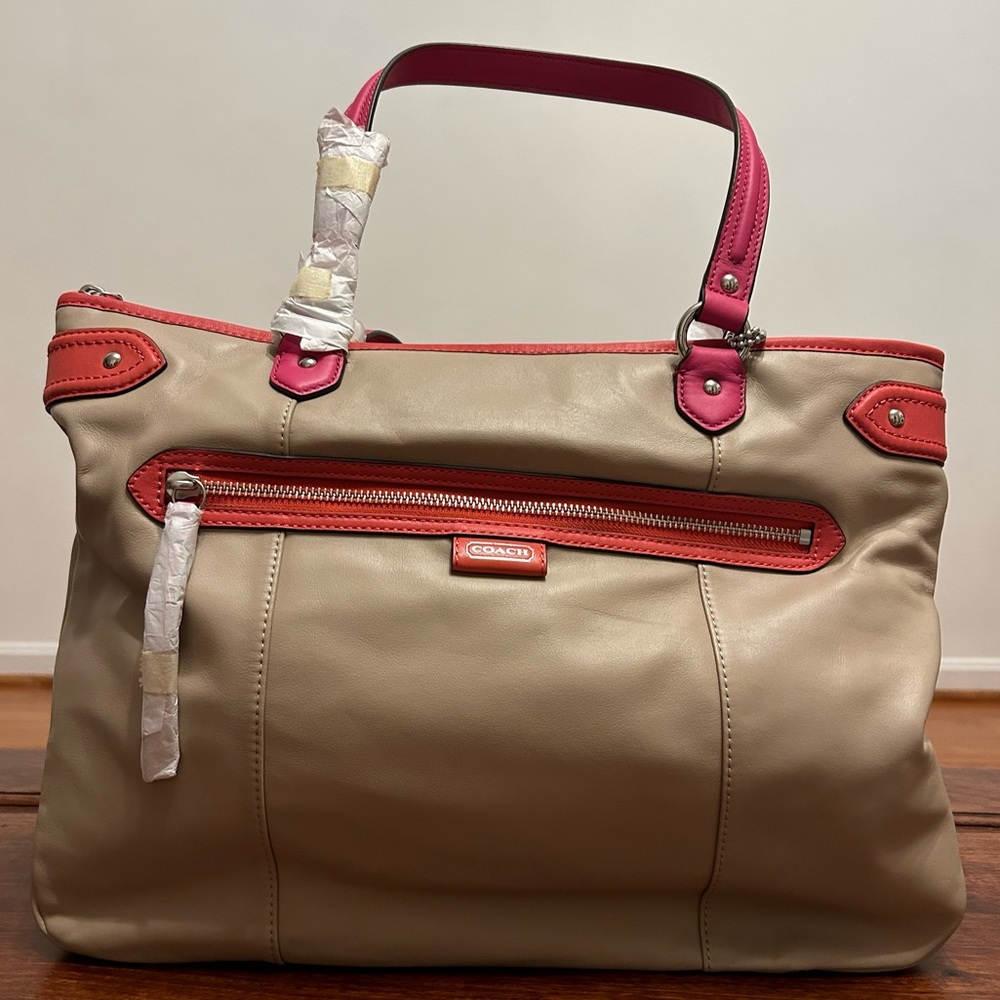 Coach Daisy Spectator Leather Emma Tote